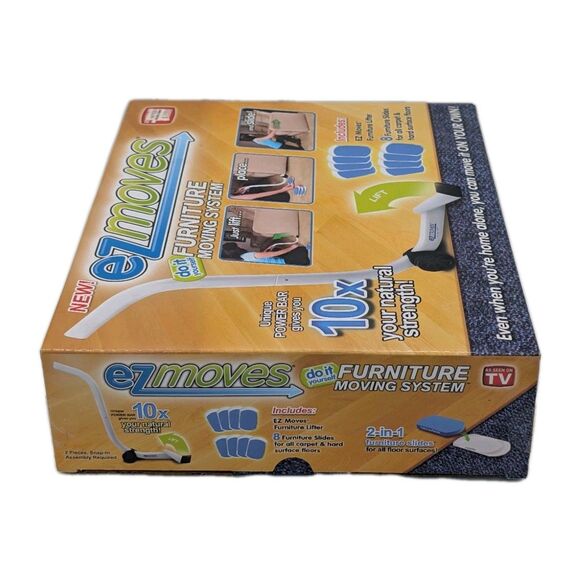 New EZ Moves Furniture Moving System As Seen On TV - Lifter Tool & 4 Slides - Picture 5 of 5